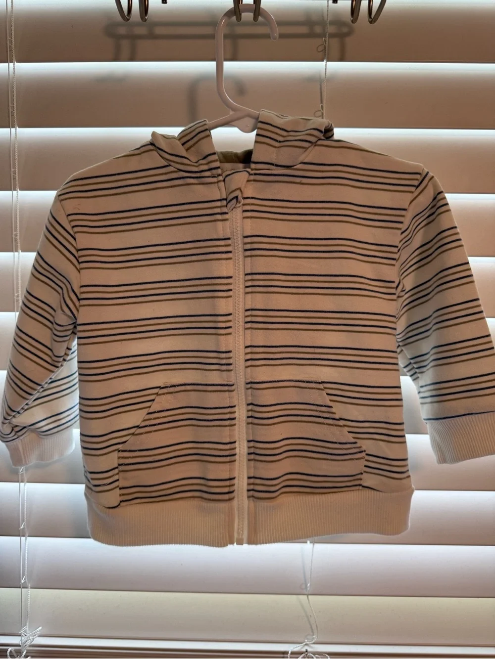RZ by Rachel Zoe Striped Zip Hoodie Baby 18M